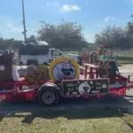 Peddler's Post float in Inverness, FL 2021 Christmas Parade and our brand release.