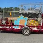 Peddler's Post float in Inverness, FL 2021 Christmas Parade and our brand release.