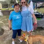 Amy of the Peddler's Post posing with Noreen memeber of the Boys & Girls Club at the 3rd Annual Monster Car Show at the Boy's & Girl's Club of Hernando County. 2022