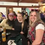 Amy of the peddler's Post with friends at the 80's night at the Ellie Schiller Homosassa Springs State Wildlife Park with the Twistid Arts Initiative July 2023.